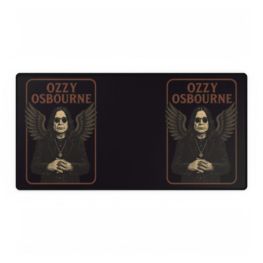 Ozzy Osbourne Desk Mat for Rock Enthusiasts, Musician Gift, Office Decor, Gaming Setup, Personalized Workspace